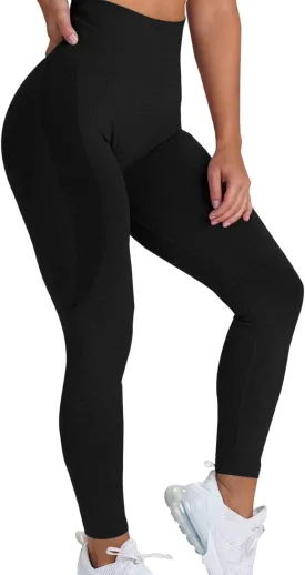 Butt Lifting Leggings for Women High Waisted Workout Gym Seamless Yoga Compression Pants Tummy Control Tight Running