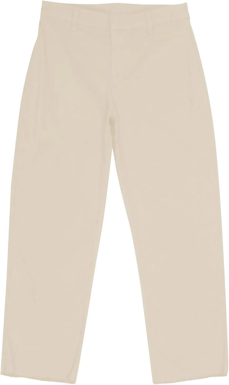 Cotton Linen Cropped Pants Women Straight Leg Capris Summer Business Casual Work Pants Ankle Length Chino Trousers