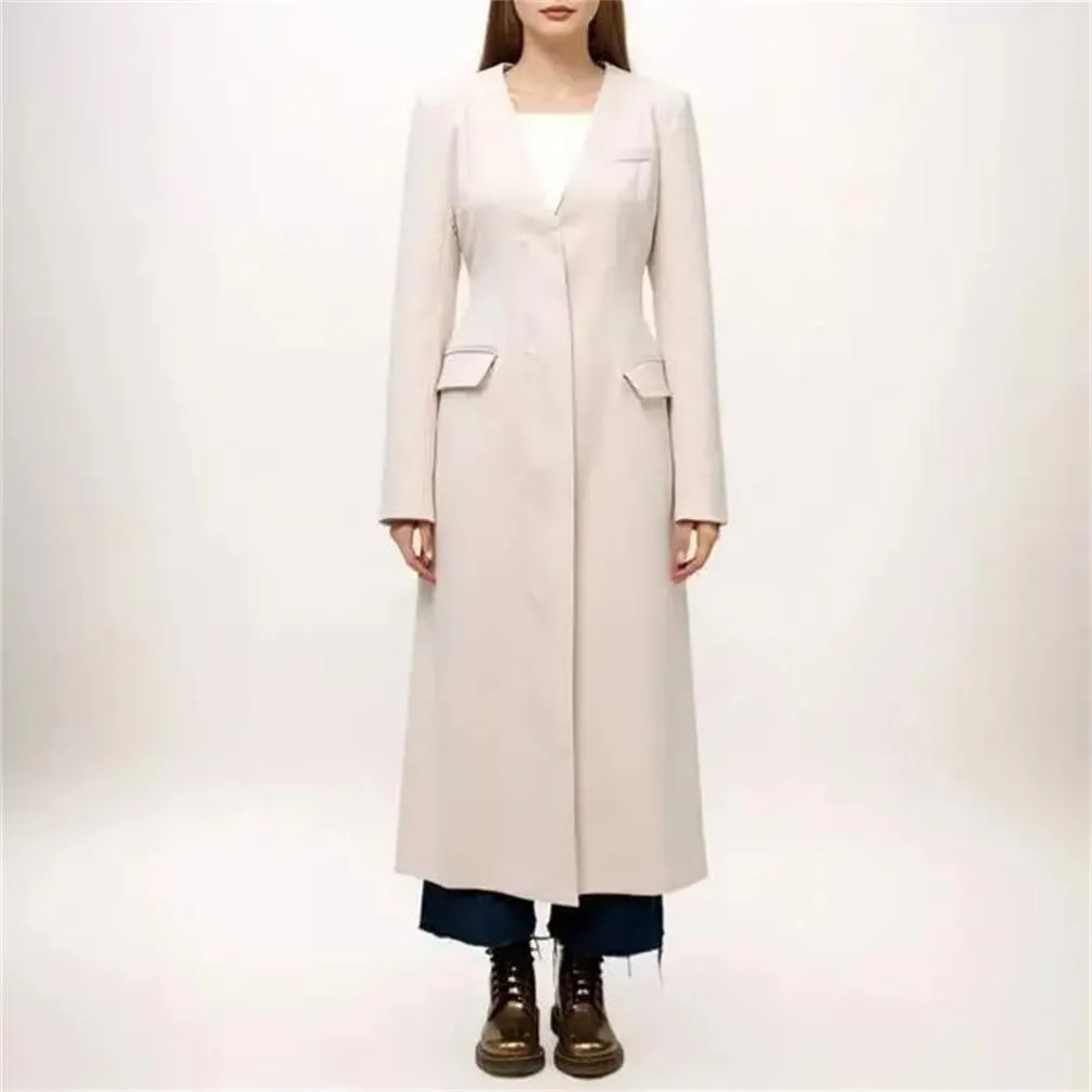 Fulbant WomenS 2025 Summer Long V-Neck Belted Trench Coat Sexy Sheer Y2k Oversized Duster Jacket