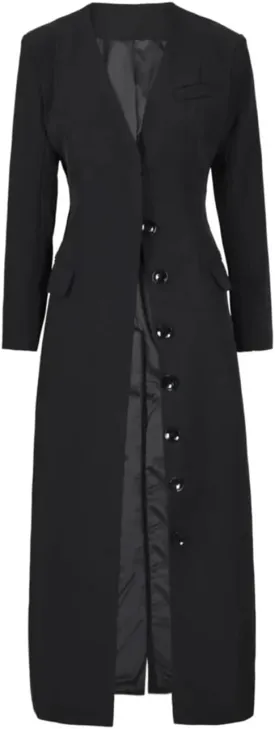 Fulbant WomenS 2025 Summer Long V-Neck Belted Trench Coat Sexy Sheer Y2k Oversized Duster Jacket