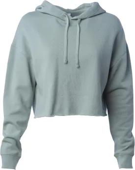 Global Blank Women's Crop Hoodie Long Sleeve Crop Top Sweatshirt with Hood for Women