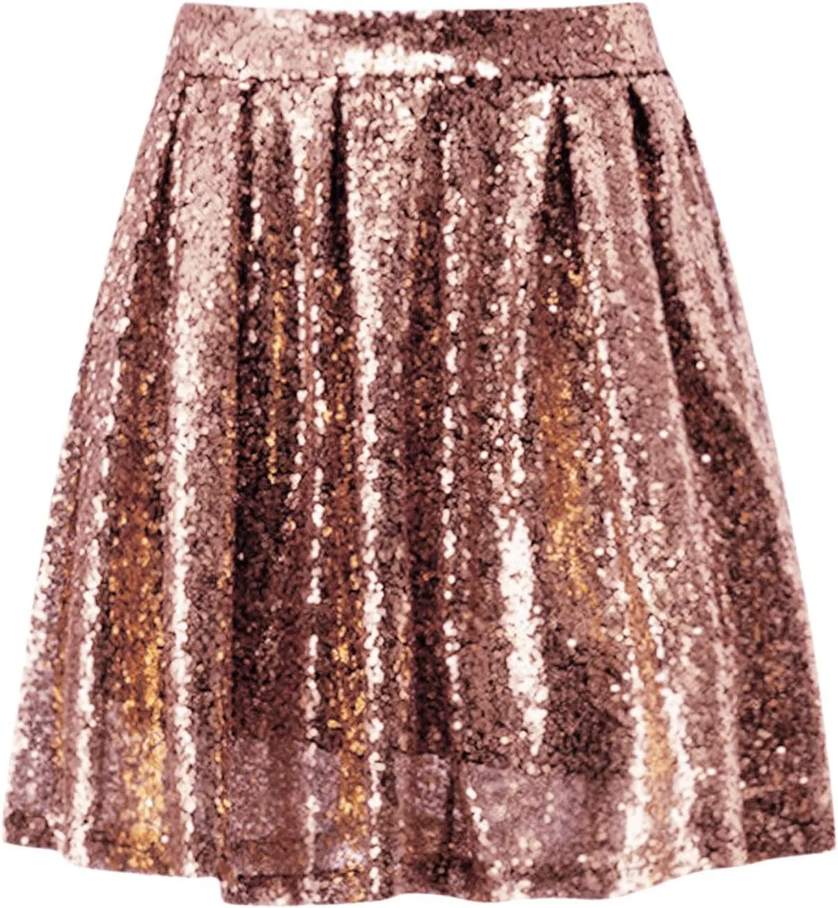 Golf Skirts Pleated Ruffle Glitter Lightweight A Line High Rise Sparkle Sequin Flare Folkloric Holiday Carnival