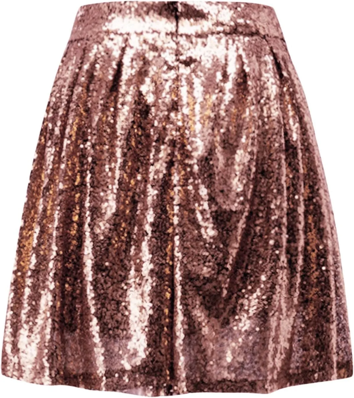 Golf Skirts Pleated Ruffle Glitter Lightweight A Line High Rise Sparkle Sequin Flare Folkloric Holiday Carnival