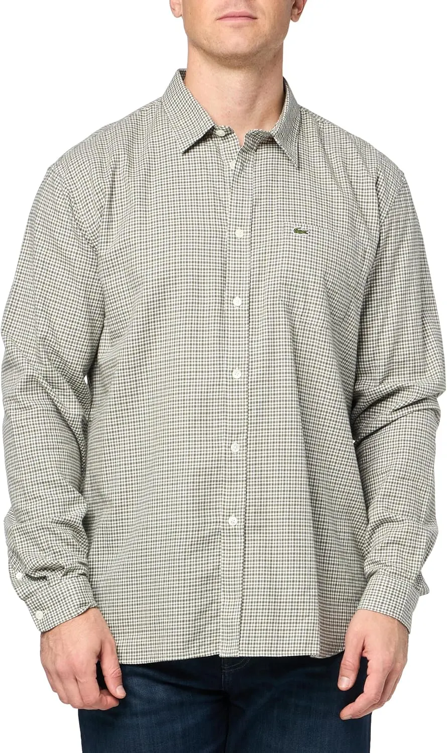 Lacoste Men's Cotton Flannel Checked Shirt