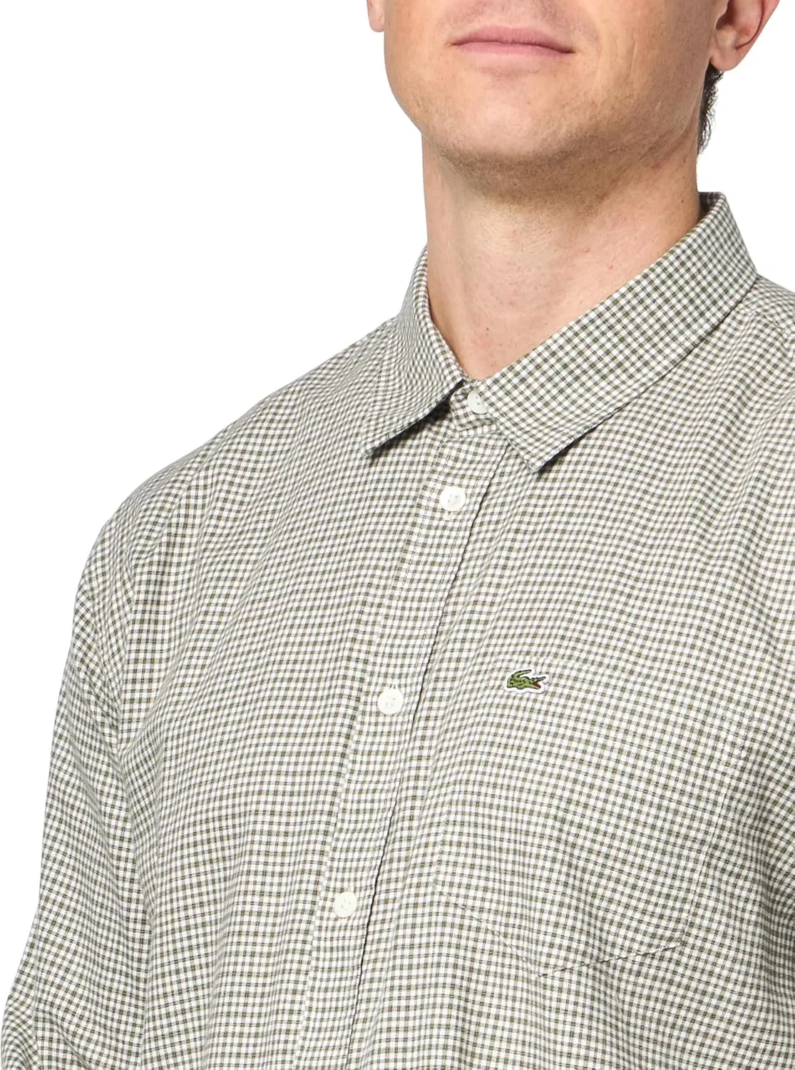 Lacoste Men's Cotton Flannel Checked Shirt