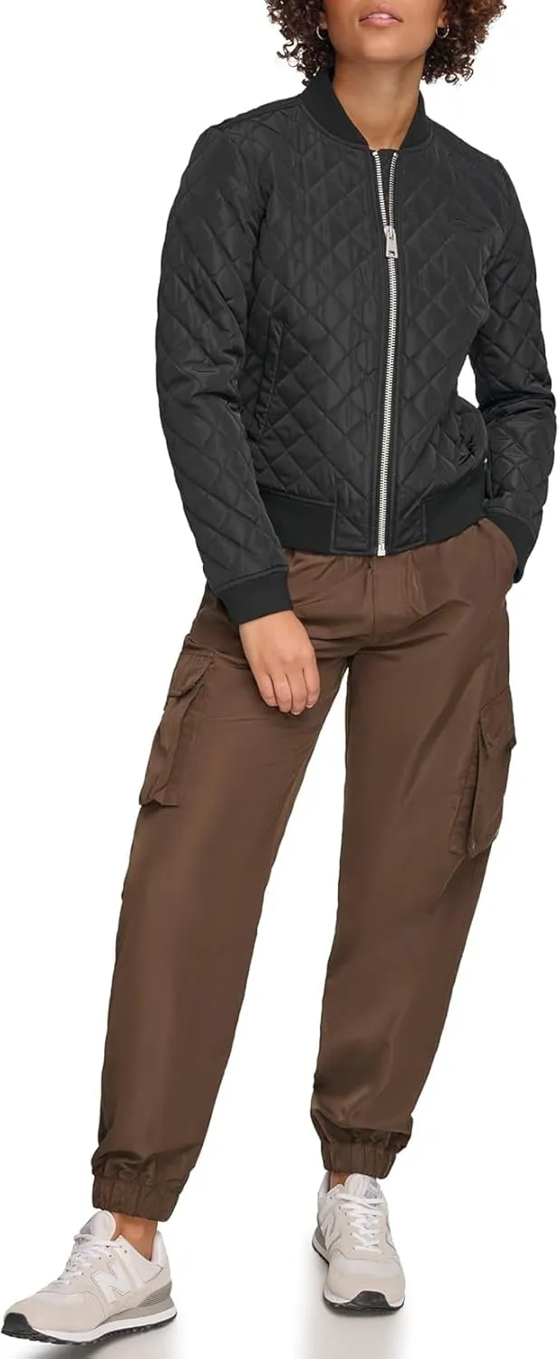 Levi's Women's Diamond Quilted Bomber Jacket (Regular & Plus Size)