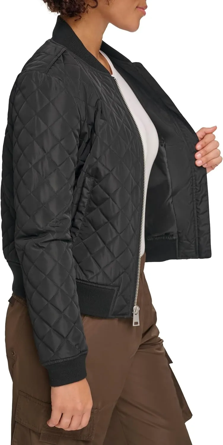 Levi's Women's Diamond Quilted Bomber Jacket (Regular & Plus Size)