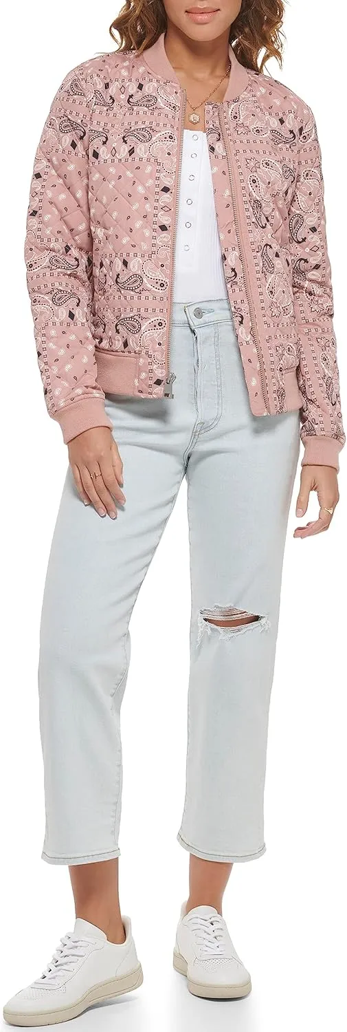 Levi's Women's Diamond Quilted Bomber Jacket (Regular & Plus Size)