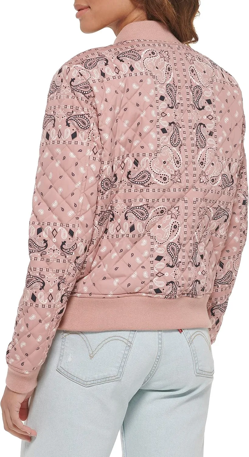 Levi's Women's Diamond Quilted Bomber Jacket (Regular & Plus Size)