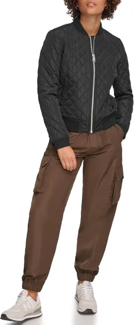 Levi's Women's Diamond Quilted Bomber Jacket (Regular & Plus Size)