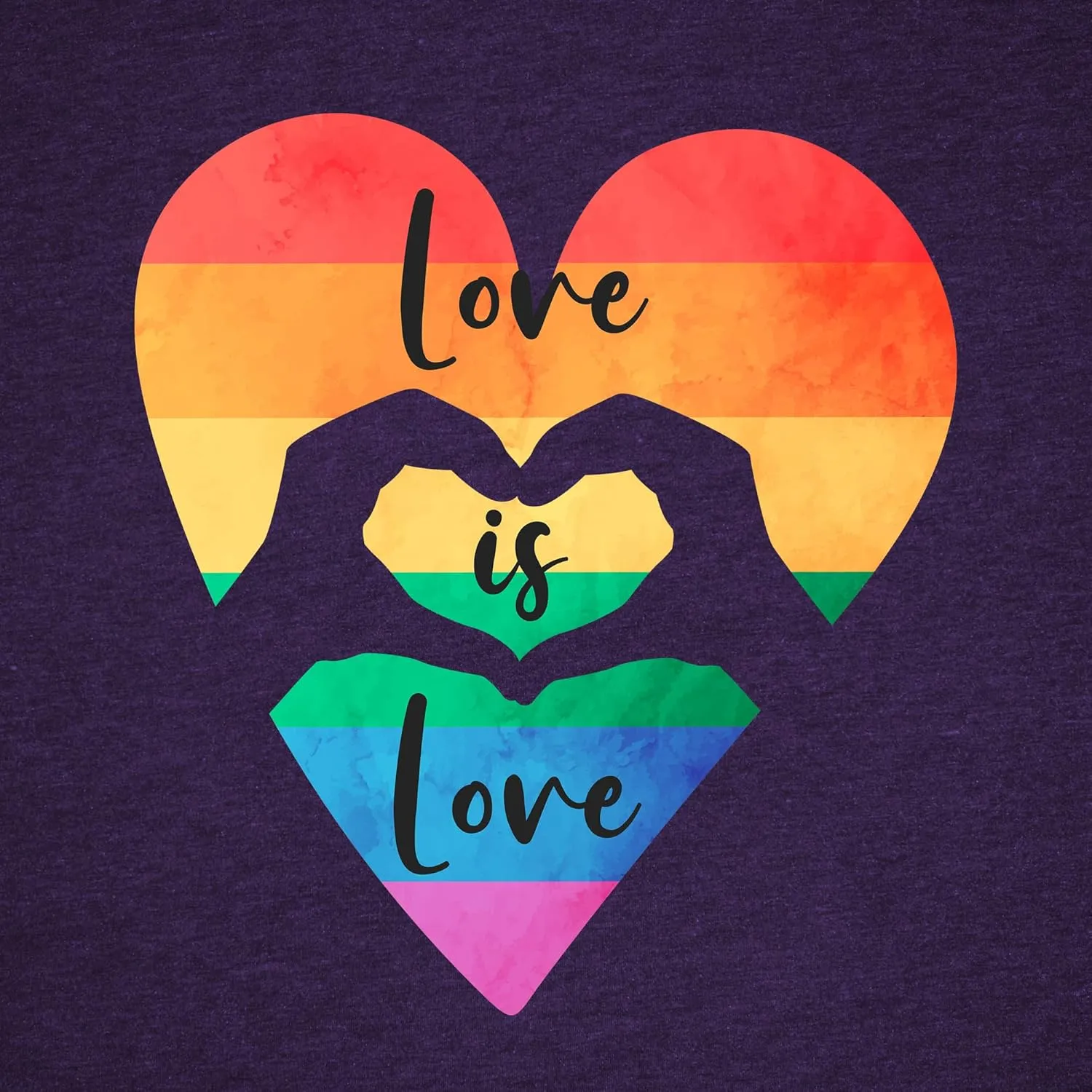 Pride Shirts for Women:Rainbow Heart LGBTQ Support Crew Neck Short Sleeve Pride Ally Higher Quality T-Shirt