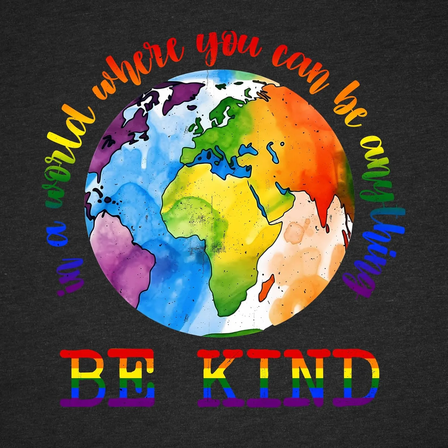Pride Shirts for Women:Rainbow Heart LGBTQ Support Crew Neck Short Sleeve Pride Ally Higher Quality T-Shirt