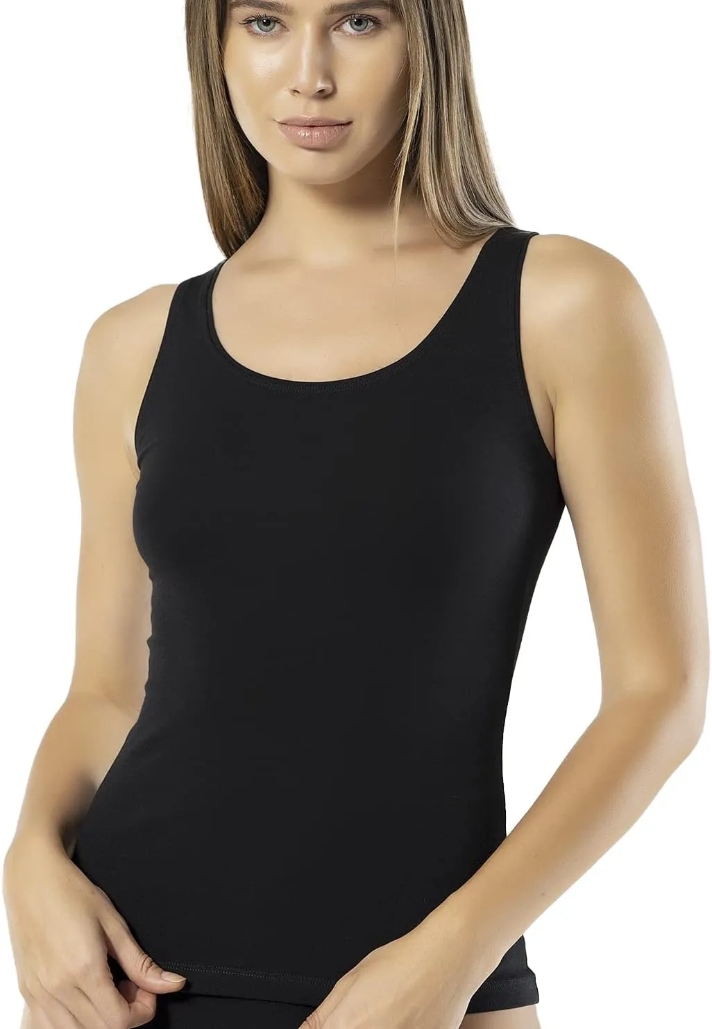 VAVONNE Camisole for Women, All Cotton, Airy Soft Comfy Tank Tops Cami Undershirt